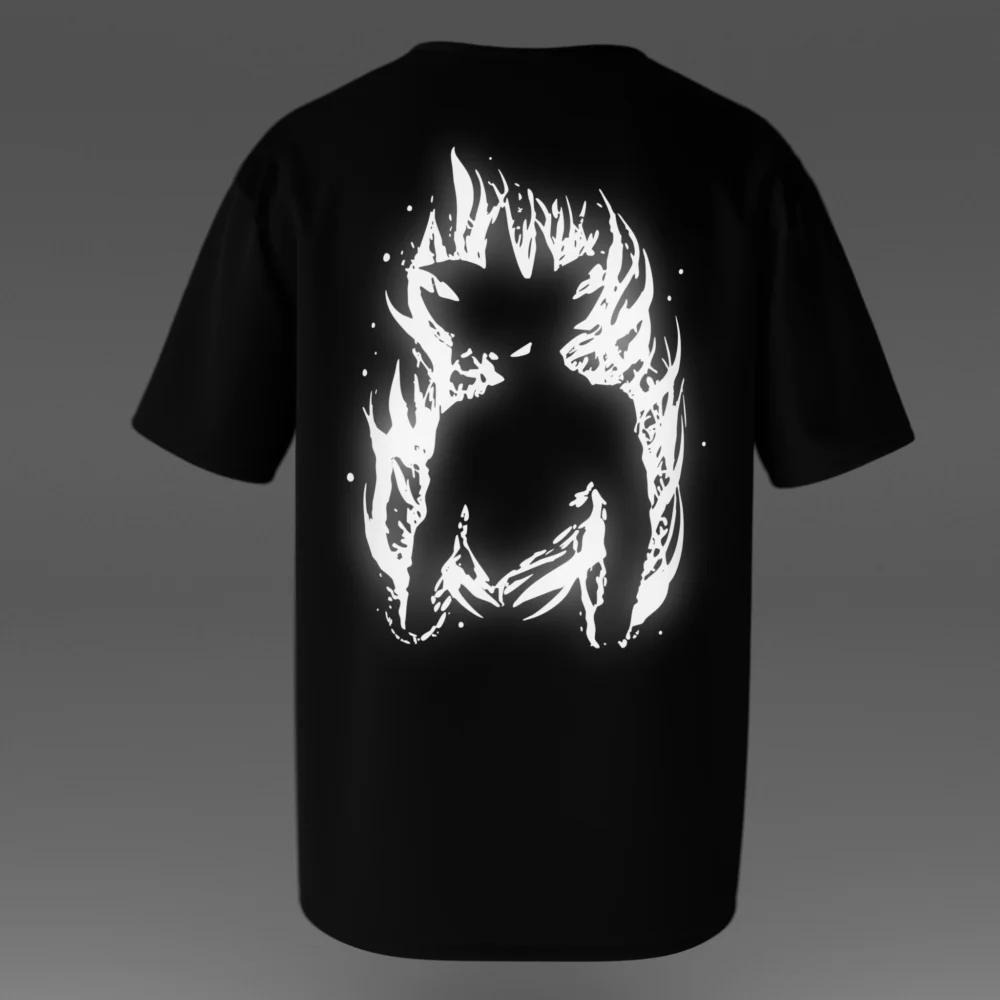 Goku The G.O.A.T OVS_T-shirt_Reflective_Unisex_Black