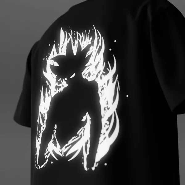 Goku The G.O.A.T OVS_T-shirt_Reflective_Unisex_Black