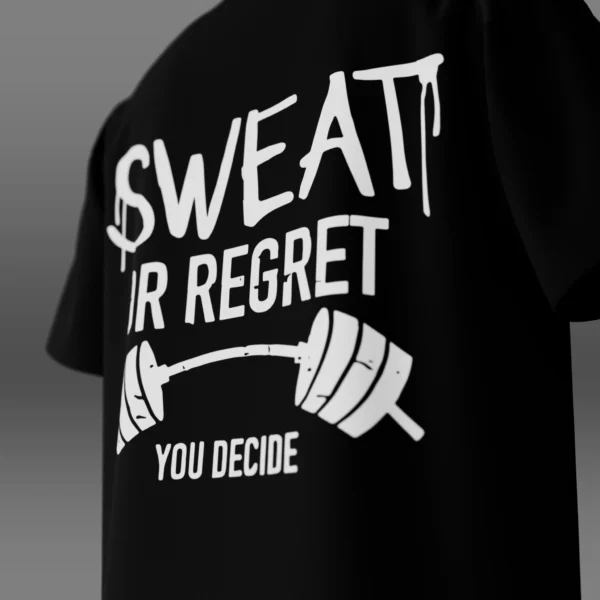 Sweat or Regret T-shirt OVS Black_Black