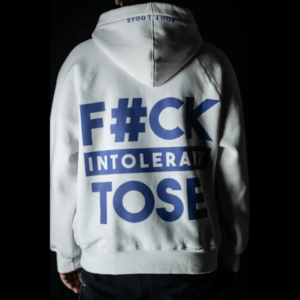 Fucktose Intolerant_OVS Hoodie Unisex_White